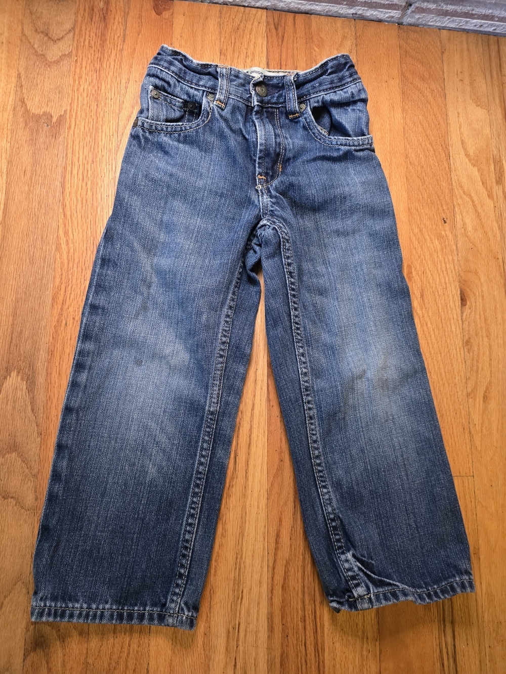 Gap Kids Original Fit Jeans Toddler Boys Size 5 Regular Blue Denim Straight Leg